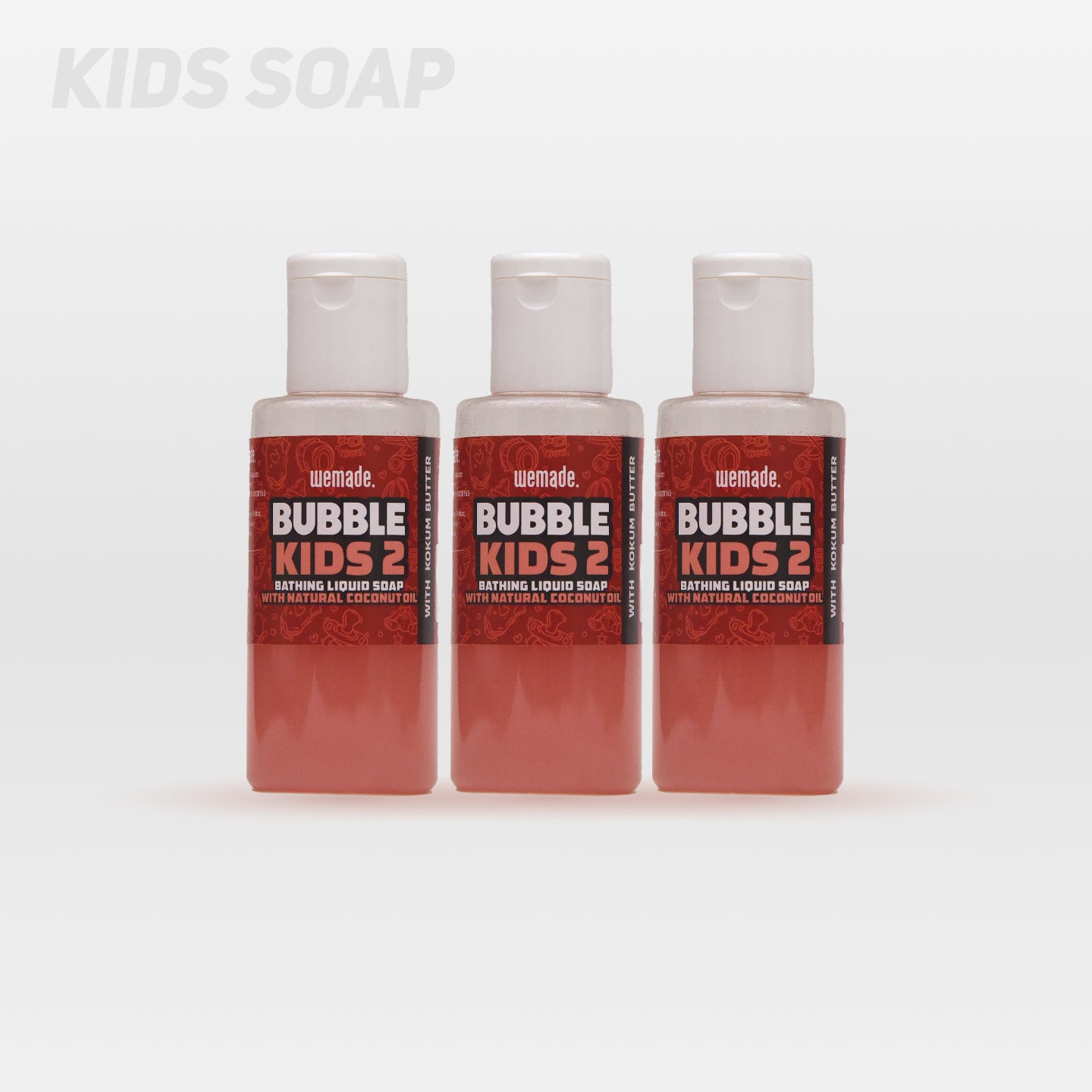 Bubble Kids 2 - with Kokum Butter 100g (Pack of 3)