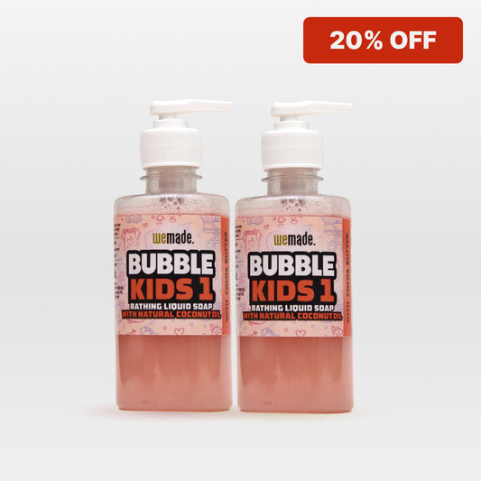 OFFER - Bubble Kids 1 - with Cocoa Butter 250g (Pack of 2)